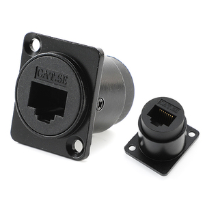 Adaptateur réseau RJ45 Keystone <span class=keywords><strong>Jack</strong></span> Cat5e Cat6 Cat6a Cat8 Type <span class=keywords><strong>D</strong></span>, Connecteur modulaire droit, Répartiteur RJ45 pour panneau - Product Image 3