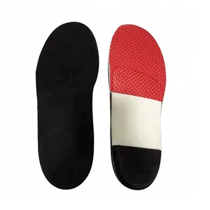 Custom print logo high-Rebound Arch Support Orthotic Breathable massage flat feet Insole with heel post