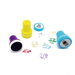 Sello <span class=keywords><strong>de</strong></span> Juguete <span class=keywords><strong>de</strong></span> <span class=keywords><strong>Goma</strong></span> Personalizado Barato para Niños, con Tinta Incorporada - Product Image 1
