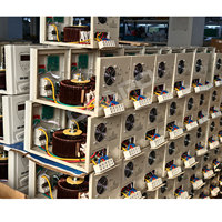 Stabilisateur de tension automatique monophasé de type relais/microprocesseur SDR-8000VA, 10000VA, régulateur AVR 220/230VAC avec affichage LED