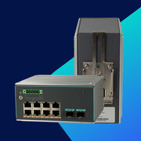 Switch Ethernet Gigabit Industrial Administrado con 8 Puertos RJ45 y 2 Puertos SFP para PLC, SCADA, IoT Industrial y Fábrica Inteligente