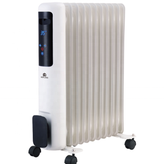 Oil Filled Radiator Space Heater Portable Electric Heater Adjustable Thermostat with Digital Display Home Use