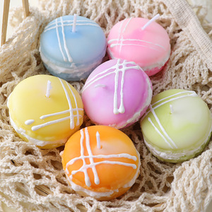 Simulation Macaron Scented <b>Candle</b> Dessert Shape Gift Mini <b>Candle</b> For Birthday Cake Decoration - Product Image 4