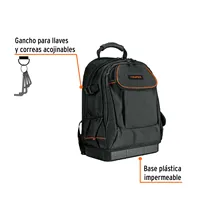 Sac à dos à outils multifonctionnel MASTER 4 13' marron 25L avec sangle réglable résistant à l'eau TRUPER
