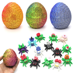 Figuras de Anime Impresas en 3D con Colores Personalizados, Huevos y Mini Arañas de Juguete, Juguetes para Aliviar el Estrés para Niños, Adornos de Exhibición - Product Image 2