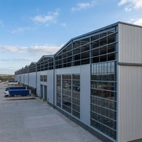 Almacén de Estructura de Acero de Ingeniería de Precisión Personalizado en Venta