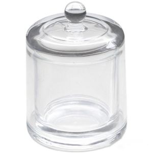 Custom Clear Bell Aroma Stone <b>Storage</b> <b>Container</b> Crystal Aromatherapy Holder Cups <b>Glass</b> Candles Cup With Cover - Product Image 1