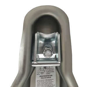 Acoplador de <span class=keywords><strong>Remolque</strong></span> de Lengüeta Recta con <span class=keywords><strong>Bola</strong></span> de 2 Pulgadas, Capacidad de 5000 lb, con Canal de 3 Pulgadas, 4 mm de Espesor, Galvanizado con Recubrimiento Negro E-coat, en Stock - Product Image 4