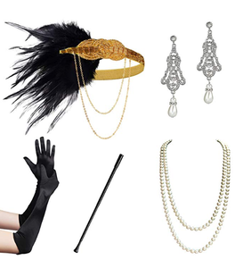 Accessoires pour robe fantaisie des années 1920, Costume <span class=keywords><strong>Charleston</strong></span> Gatsby dames 20s Flapper - Product Image 1