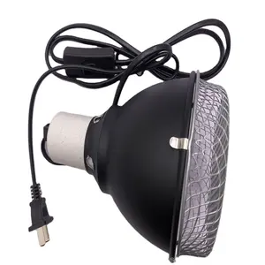 220V 100W Poultry Farm Pet Heat Lamp Bulb Heater Chicken House Infrared IR CeramicとHeaterシェード