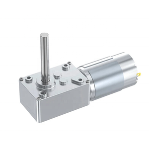 Couple élevé 15-500 tr/min boîte de vitesses à 90 degrés 58*40mm boîte de vitesses à vis sans fin Turbo + moteur à courant continu 555 pour stylo d'impression 3D et tondeuse à gazon - Product Image 1