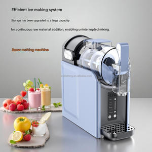 Machine à <span class=keywords><strong>glace</strong></span> automatique portable 2L 220W, sorbetière domestique avec fonction de broyage pour frappés et glaces pilées faits <span class=keywords><strong>maison</strong></span> - Product Image 6