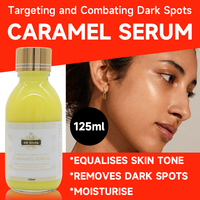 Kit de Lotions Corporelles Éclaircissantes au Caramel Puissant Marque Blanche Anti-Taches Foncées, Soins de la Peau Coréens