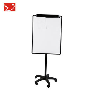 Tableau blanc magnétique à hauteur réglable Tableau d'affichage effaçable à sec en métal avec trombones pour l'enseignement et les réunions - Product Image 6