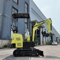 LIVRAISON GRATUITE Mini-excavatrice hydraulique sur chenilles de 1,2 tonne pour travaux en verger, serre, ferme, utilisation générale et projets de plantation d'arbres