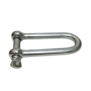 Gancho de Seguridad Tipo D de Acero Inoxidable de 4*40 mm, Gancho Antideslizante de Alta Resistencia para Montañismo y Escalada en Roca - Product Image 1