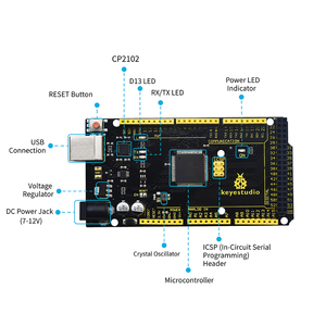 Keyesudio DIY 전자 키트 MEGA 개발 보드 2560 R3 <span class=keywords><strong>Cp2102</strong></span> Atmega 2560 <span class=keywords><strong>arduino</strong></span> 메가 2560 호환 가능 - Product Image 2