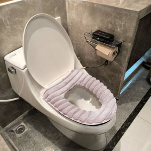 ที่นั่งชักโครกอเนกประสงค์สี่ฤดูล้างทำความสะอาดได้หนาอุ่นที่นั่งชักโครกพร้อมการตั้งค่าความร้อน5ระดับและ5เวลา - Product Image 4