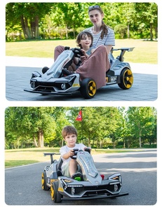 Voiture de course électrique Drift Kart avec télécommande parentale, karting sportif à longueur réglable avec coussin confortable et moelleux - Product Image 5
