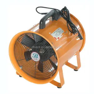 Esnek hortum için 200mm taşınabilir büyük kapasiteli ekonomik eksenel ventilationblower fan