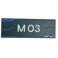 Placa de Identificación Personalizada para Coche, Logotipo Dorado, Etiquetas, Insignias, Placa de Acero Inoxidable Pulido en Blanco, Imán con Número de Trabajo