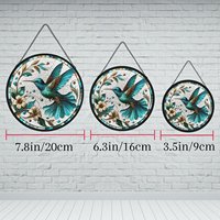 Pendentif attrape-soleil en vitrail œil porte-bonheur pour attirer la chance et éloigner la négativité
