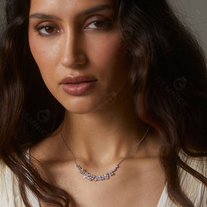 Parures de bijoux Gemnel 925 Silver Ravish Laurel Frontal, finition or, motif naturel, bijoux statement, chaîne réglable - Product Image 4