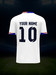 <span class=keywords><strong>Maillot</strong></span> de football personnalisé couleur équipe, sublimation 3D, broderie nom et numéro, drapeau du pays, protection UV, séchage rapide, respirant - Product Image 6