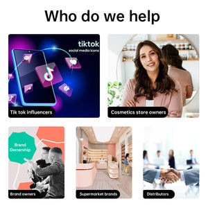 แป้งแต่งหน้าโปร่งแสงชุดยาวสีชมพูแป้งฝุ่นติดตั้งกันน้ำฉลากตามต้องการ - Product Image 5