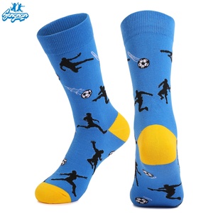 Calcetines de Algodón Transpirable al por Mayor con Patrones de Fútbol, Calcetines Divertidos de Alta Calidad para Amantes del Fútbol - Product Image 5