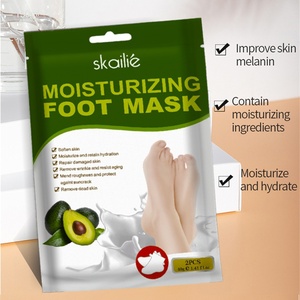 Soins des pieds <span class=keywords><strong>à</strong></span> la maison cosmétique blanchissant réparation collagène chaussettes pour les pieds spa gel chaussette hydratant gelée masque pour les pieds - Product Image 4