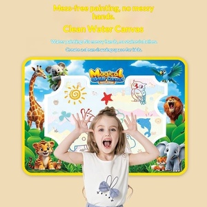 HARDWORK Manta de Pintura al Agua Mágica Reutilizable de Lona Extra Grande para Niños, para Gatear y Dibujar, Juguete Guiado para Bebés - Product Image 2