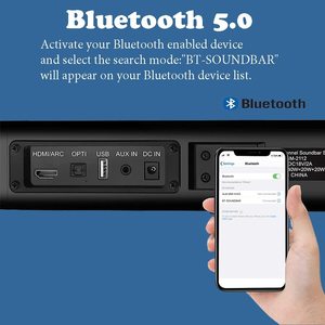 Samtronic <span class=keywords><strong>2023</strong></span> Offre Spéciale 2.0ch <span class=keywords><strong>barre</strong></span> <span class=keywords><strong>de</strong></span> <span class=keywords><strong>son</strong></span> tv haut-parleur <span class=keywords><strong>barre</strong></span> <span class=keywords><strong>de</strong></span> <span class=keywords><strong>son</strong></span> surround sans fil pour tv avec télécommande - Product Image 2