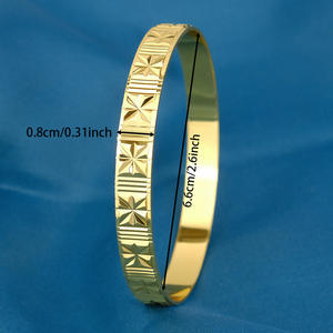 ดร็อปชิปสแตนเลสคุณภาพสูงทันสมัย24K ชุบทองเครื่องประดับปาร์ตี้อินเทรนด์สำหรับผู้หญิงของขวัญกำไลข้อมือ - Product Image 3