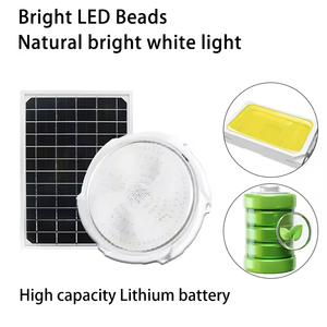 <b>Light</b> Lamp for Outdoor Camping Use for Home Garden Corridor Solar <b>Ceiling</b> <b>Light</b> with Remote Control LED - Product Image 3