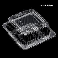 Boîte d'emballage en plastique transparente en PET pour aliments, emballage en blister, boîte à clapet pour fruits, légumes, gâteaux, collations, desserts