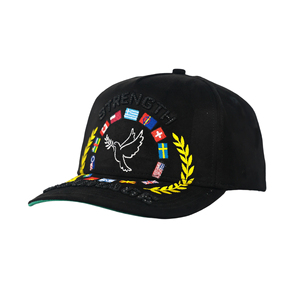 Casquettes de course en daim de haute qualité Tcap Chine avec broderie personnalisée et strass en forme de A, casquettes de baseball - Product Image 3