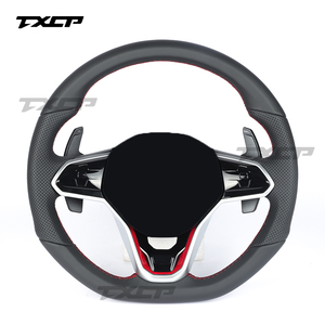 Volant en cuir compatible avec <span class=keywords><strong>Volkswagen</strong></span> Golf 8 GTI Arteon Jetta MK8 Tiguan L Passat Tiguan GTI R GTD GTS - Product Image 1