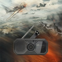 Radio solaire d'urgence Alecter APH-SR05 ultra-résistante, légère, portable, en ABS, puissance 1W, 235g, énergie propre