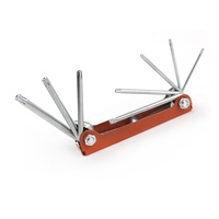 Set Kunci Hex Lipat 8pcs untuk Perbaikan Sepeda dengan Rangka Logam