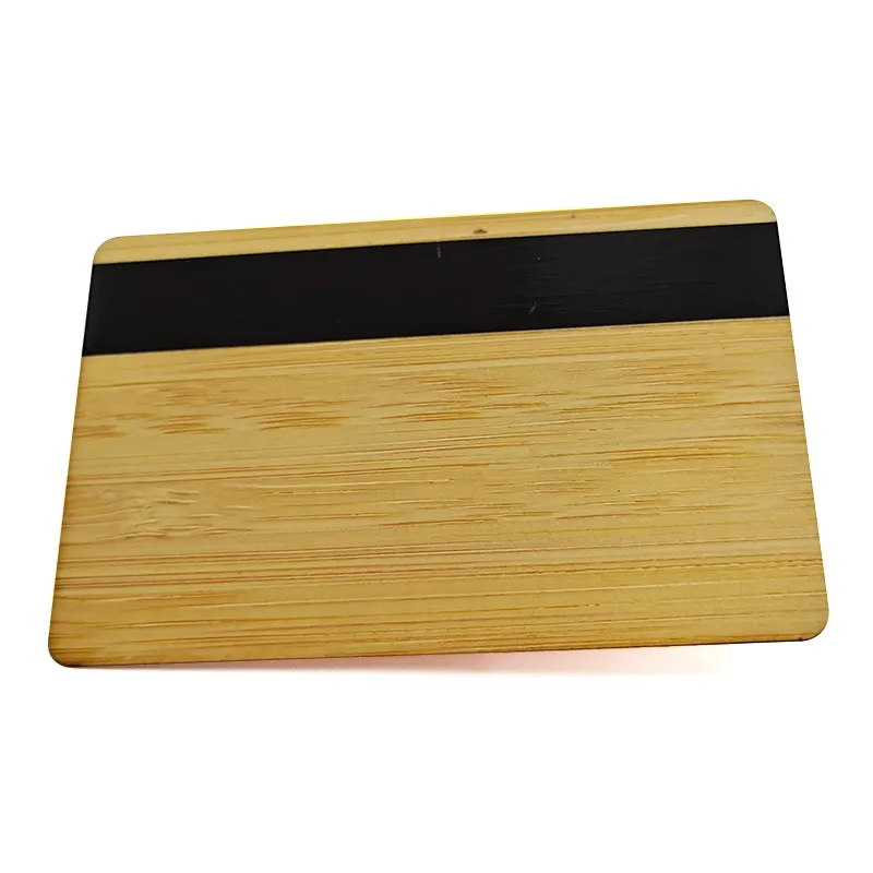 Eco-friendly FSC Wooden Bamboo Hotel Key Card With Magnetic Stripe For Door Lock