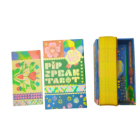 Игральные карты с индивидуальной печатью, золотым тиснением, персонализированной коробкой, позитивные карты с коробкой, колода Таро, персонализированные игровые карты для детей