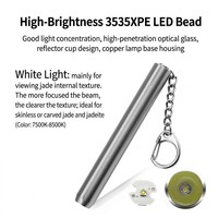 DUNFBIRD Lampe torche UV 395nm en jade, sûre et non toxique, identificateur professionnel de gemmes et de diamants, prix abordable, conception durable, CE OEM ODM