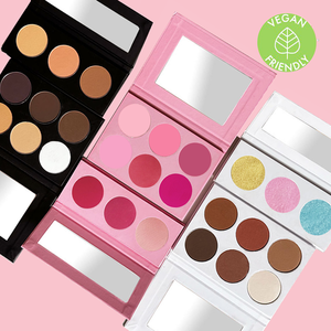 Bán buôn biểu tượng tùy chỉnh Kem Blush <span class=keywords><strong>Highlighter</strong></span> Palette thảo dược thành phần ép bột trang điểm riêng bronzers highlighters - Product Image 1