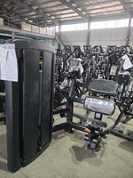 Appareil d'entraînement abdominal commercial à sélection de charge par pignon pour musculation, usage en salle de sport ou à domicile