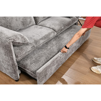 Canapé-lit trois places en éponge de style européen, durable et écologique, idéal pour hôpitaux, centres commerciaux, hôtels, écoles et salons – Vente en gros à chaud
