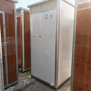 Cabina de ducha móvil individual moderna, bloque de baño exterior, ducha prefabricada, ducha portátil para obra de construcción - Product Image 4