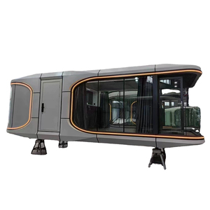 Maison capsule moderne de luxe en acier mobile pour l'extérieur, extensible, préfabriquée, villa, hôtel, conteneur, pod de couchage, cabine Apple - Product Image 1