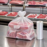 Sacs en rouleau transparents à déchirure facile pour supermarché, emballage de légumes et fruits, sacs en plastique en rouleau
