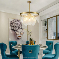 Lustres LED modernes de luxe léger à hauteur réglable pour salons, escaliers, salles à manger, hôtels. Lampes en cuivre personnalisées, directement de l'usine.
